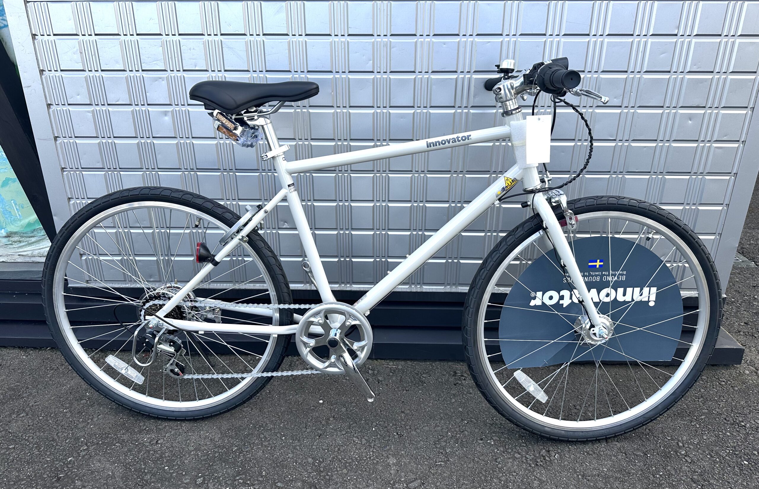 本町店オープン記念セール🎯ライト•カギ装備のシンプルなクロスバイクが大特価‼️